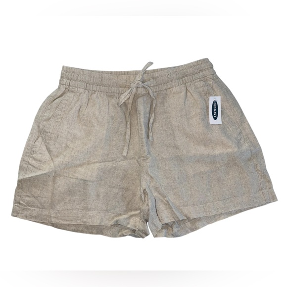 Old Navy Pants - Old Navy || Linen-blend Shorts